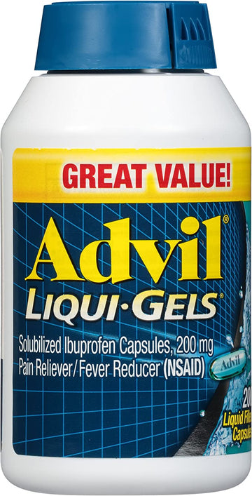 Advil Liqui-Gels minis Pain Reliever and Fever Reducer, Pain Medicine for Adults